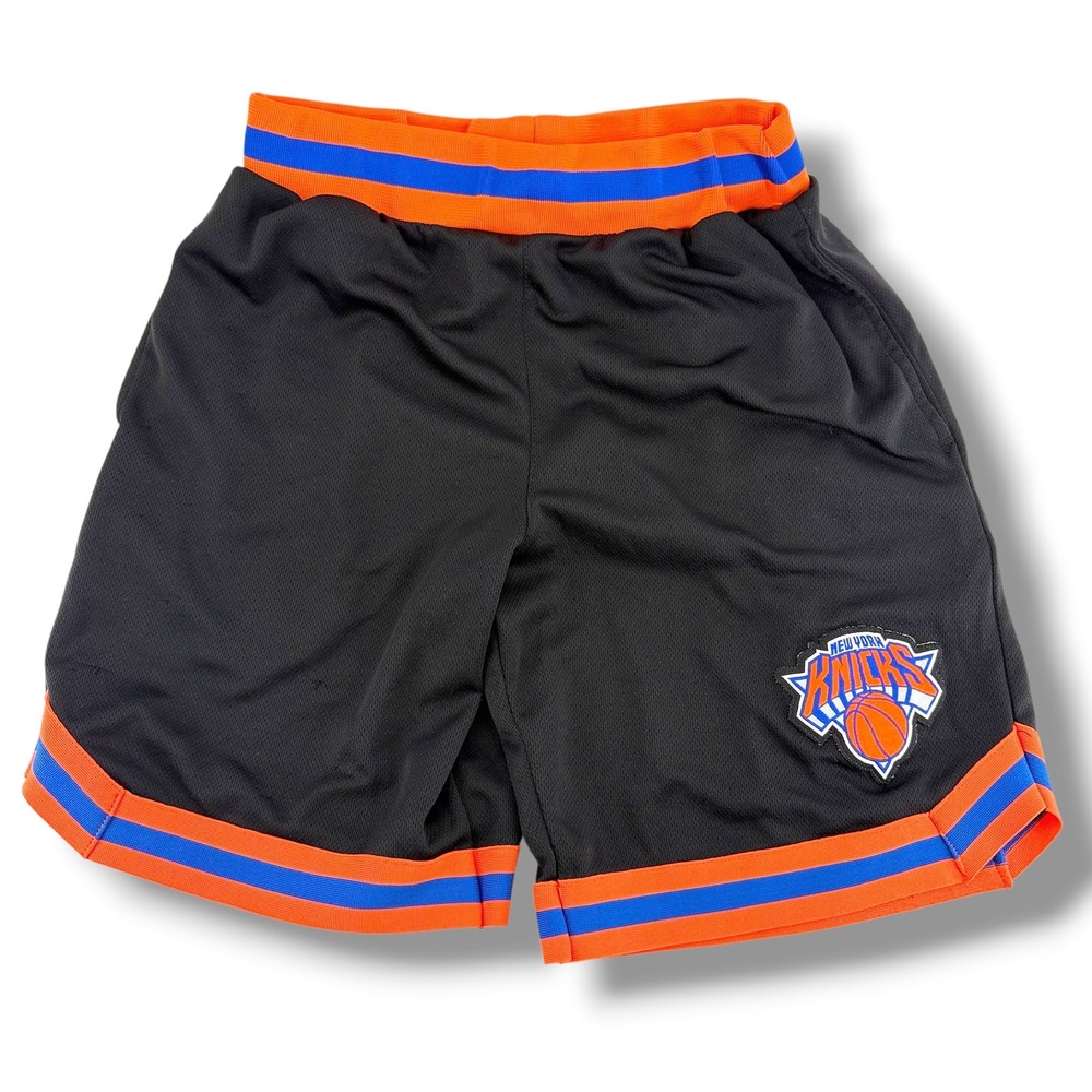 New York Knicks Ultra Game NBA Mesh Basketball Shorts Black Mens Medium